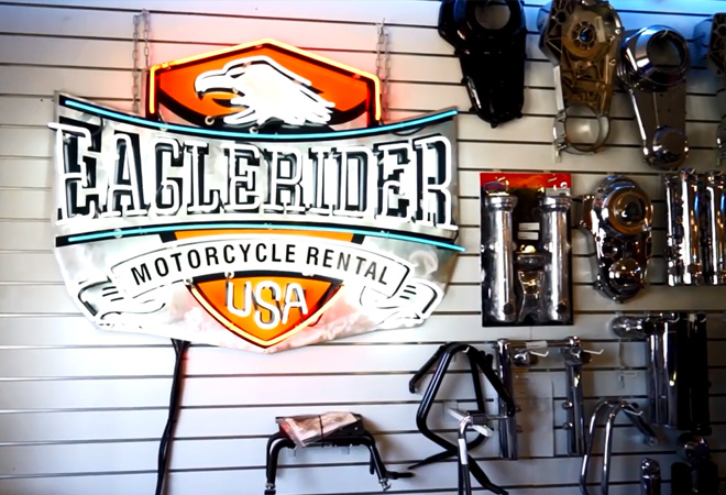 EagleRider Motorcycle Location in San Diego