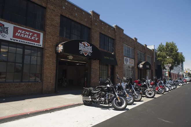 EagleRider Motorcycle Location in San Francisco