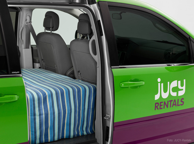 juicy van rental